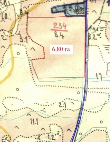 Участок 6,8 га (СНТ, ДНП)