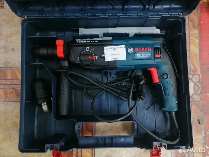 Перфоратор bosch GBH 2-28 DFV