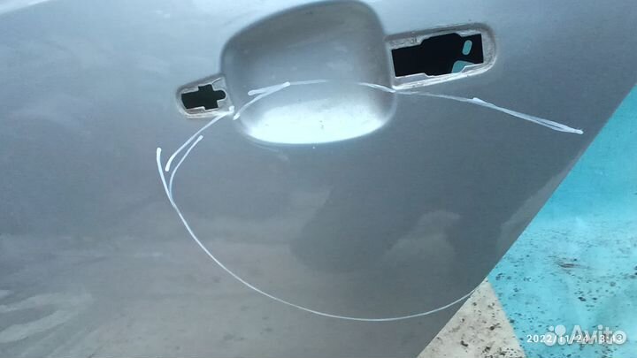 Дверь задняя левая для Opel Astra H