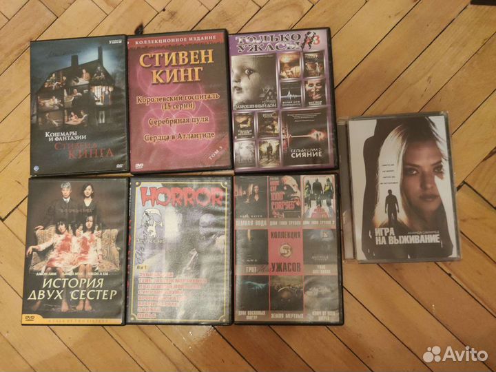 DVD диски С фильмами разных жанров