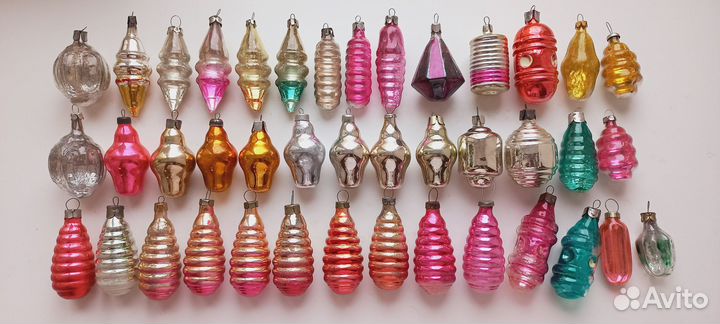 Фонарики пирамидки елочные игрушки СССР