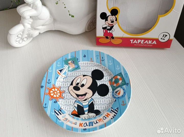 Набор детской посуды керамика