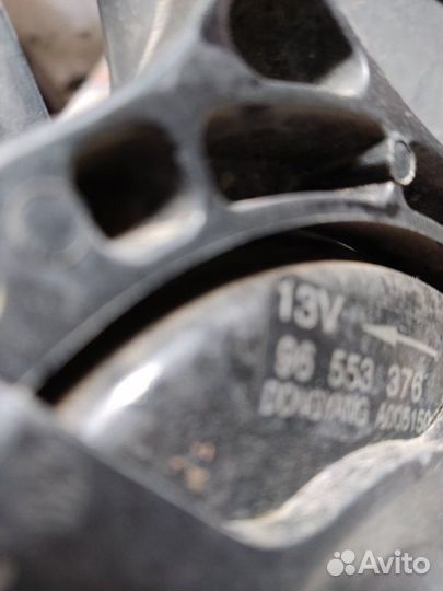 Вентилятор радиатора в сборе с диффузором