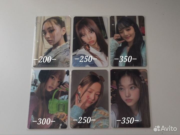 Офф карты кпоп джи айдл new jeans