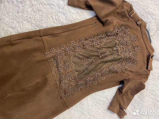 Платье женское 42 под замшу