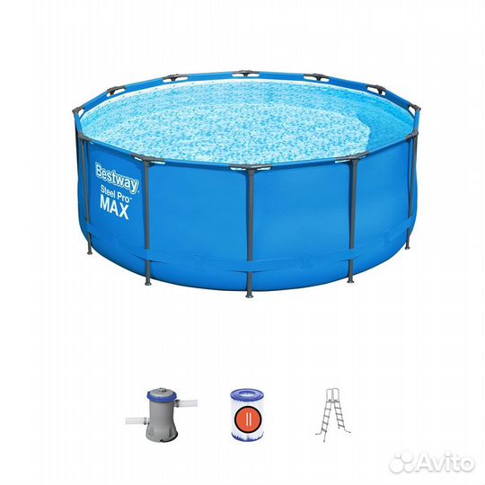 Каркасный бассейн 366 на 133