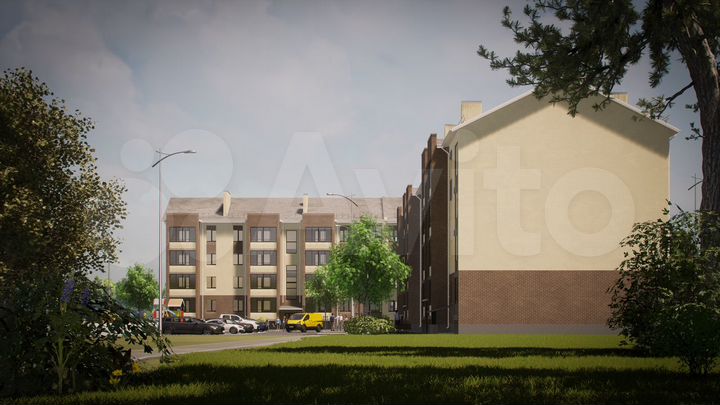 1-к. квартира, 36 м², 2/4 эт.