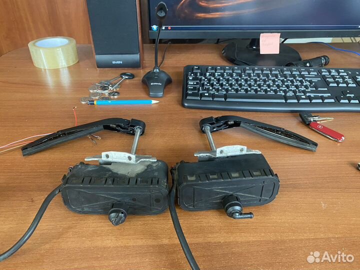 Дворники фар c140 w140