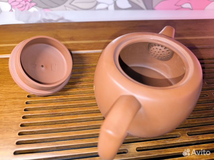 Заварочный чайник из пурпурной глины 240 мл