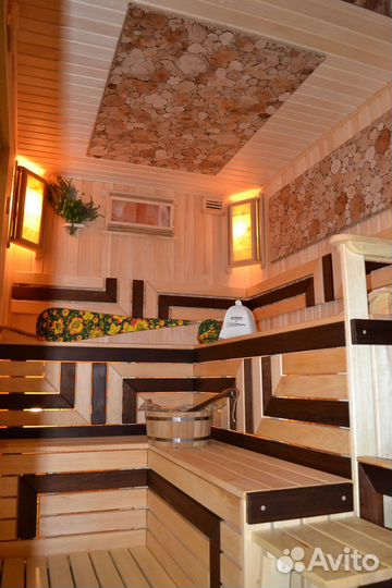 Баня с бассейном