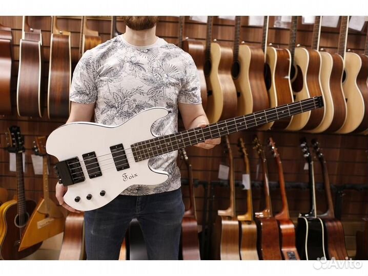 Foix FBG/FBG-KB-09-WH Бас-гитара, без головки гриф