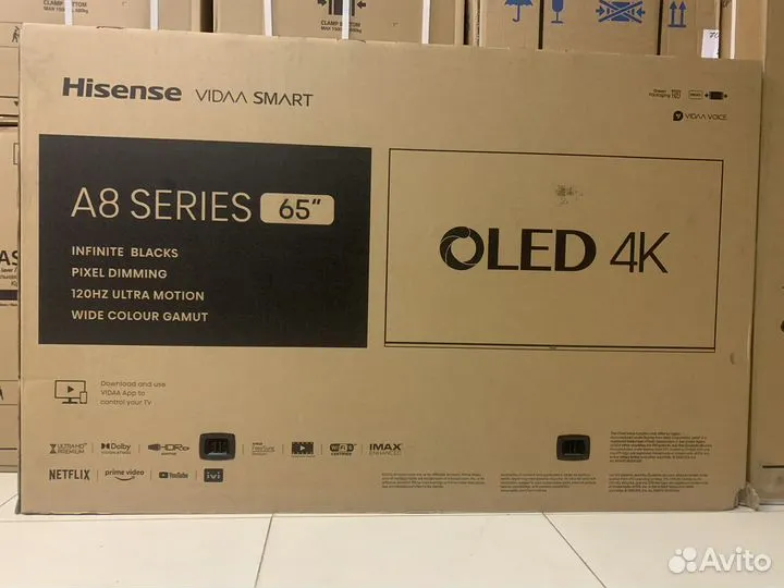 Телевизор Hisense oled 65A85H Чек Доставка