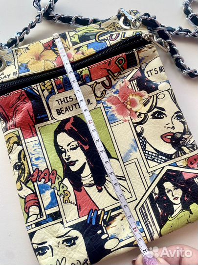 Сумка молодёжная с кошельком. Натуральная кожа