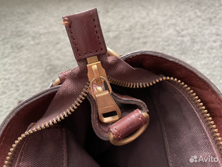 Сумка кожаная massimo dutti