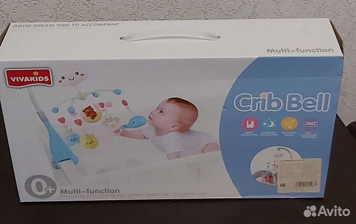 Мобиль музыкальный в кроватку 