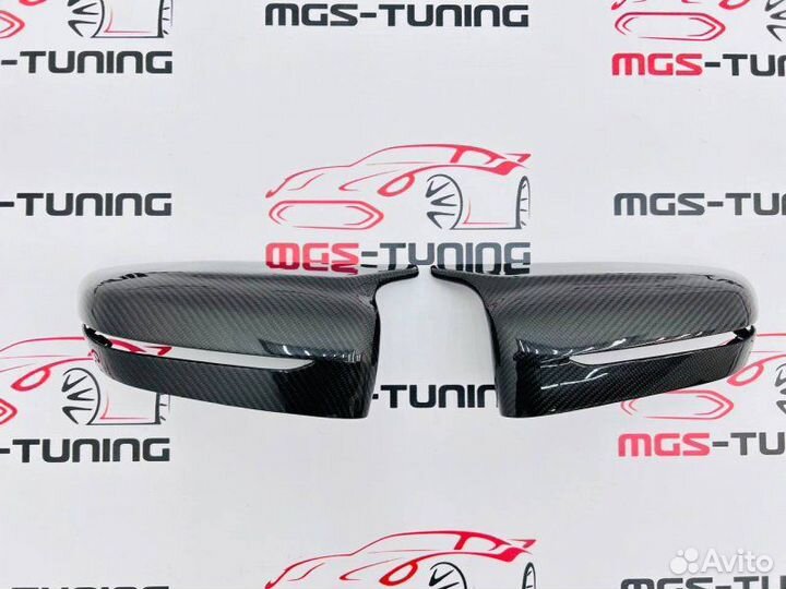 Крышки зеркал стиль BMW M3 G20 карбон