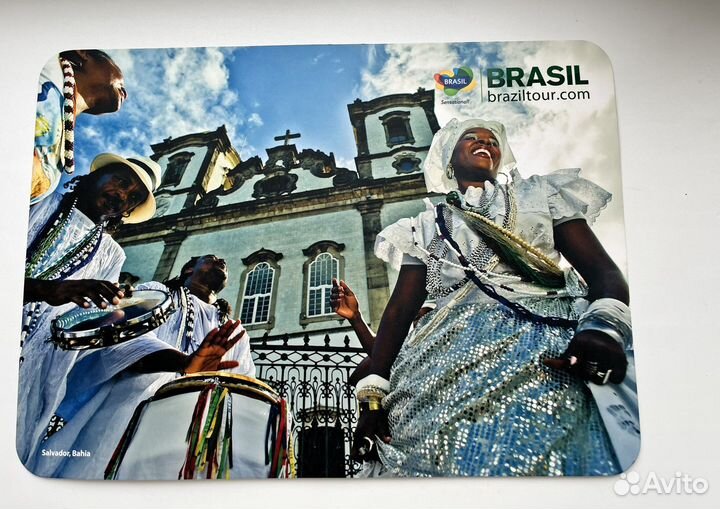 Подставки бразильские на стол под тарелки 4 шт