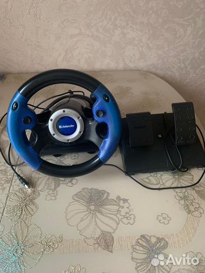 Игровой руль Defender challenge turbo GT