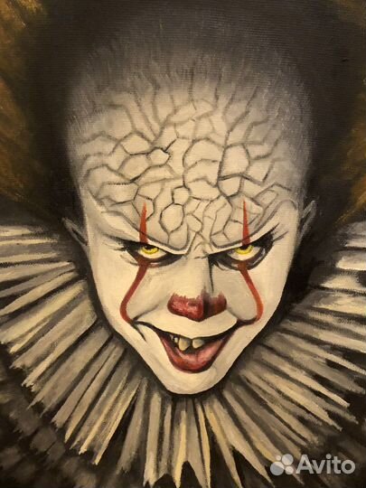 Клоун Пеннивайз. Оно. Картина