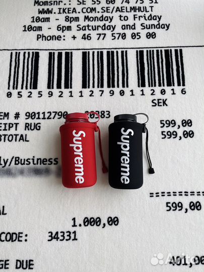 Новая бутылка Supreme/Nalgene SS20. Оригинал