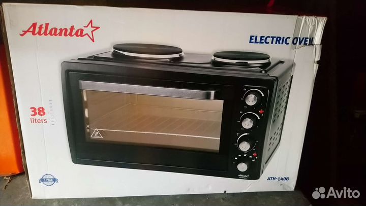 Мини печь Atlanta ATH-1408 (black)