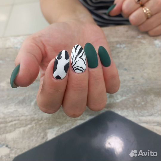 Гель лак наращивание педикюр