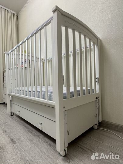 Кроватка Nuovita Perla Solo swing