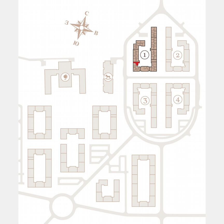 3-к. квартира, 83,1 м², 1/4 эт.