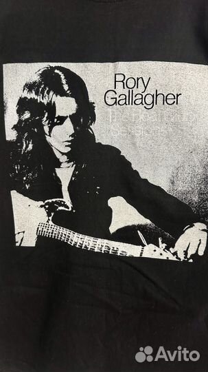 Rory Gallagher.Black.хлопковая футболка. L