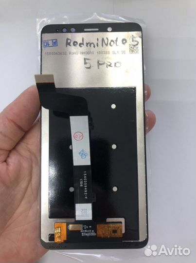Дисплей Xiaomi Redmi Note 5/Note 5 Pro белыйй ориг