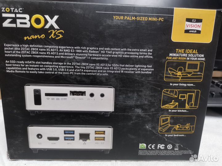 Мини пк Zotac zbox nano XS AD13