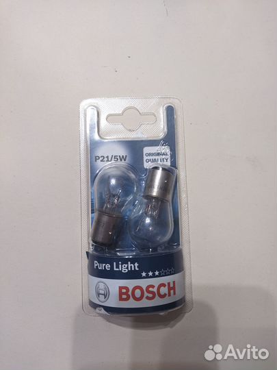 Лампочки автомобильные P21 Bosch