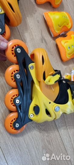 Роликовые коньки детские раздвижные