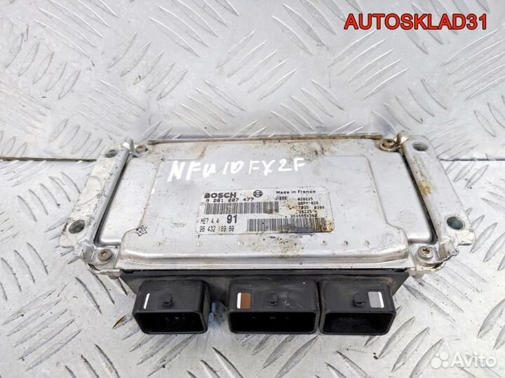 Блок эбу Peugeot 206 NFU10FX2F 9643218980 Бензин