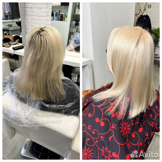 Парикмахер на дому покраска мелирование