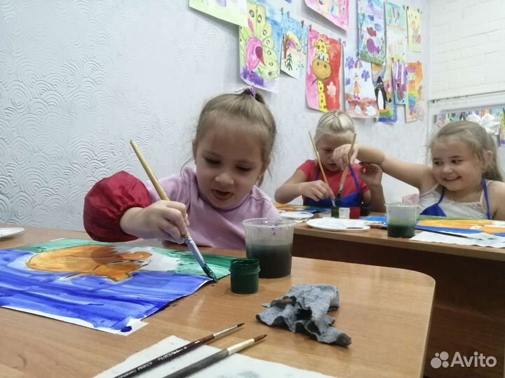 Изо студия для детей с 4 до 9 лет