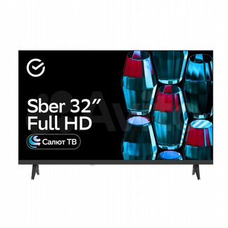 Телевизор Sber SDX-32F2139, 32" FHD RAM 1,5GB