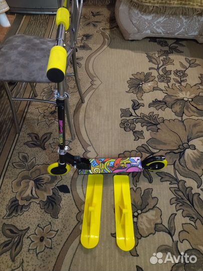 Самокат Снегокат 2 в 1