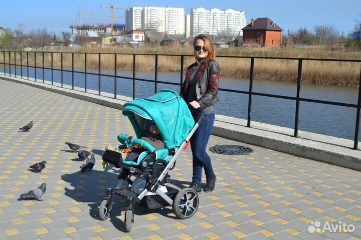 Коляска Hartan VIP и автолюлька Maxi Cosi