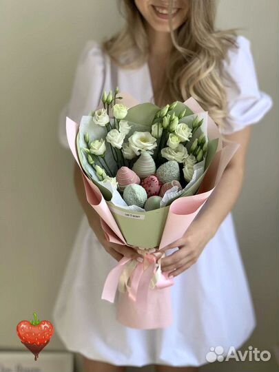 Бокс клубника в шоколаде с доставкой