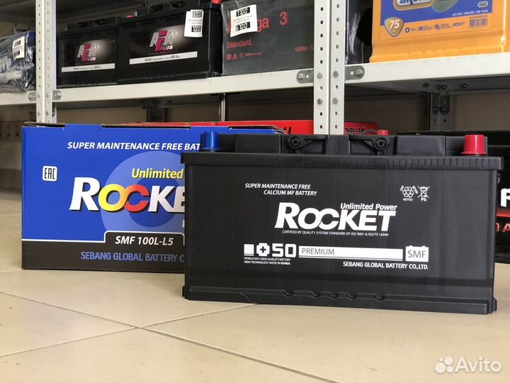 Аккумулятор Rocket 100Ah