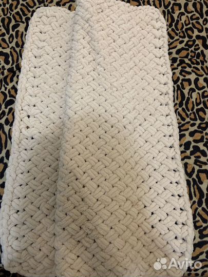 Плед из ализе пуффи