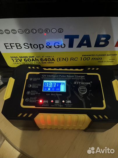 Аккумулятор TAB EFB 12v 60ah 2023г