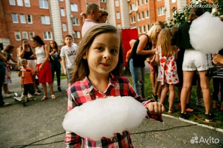 Сахарная вата на праздник