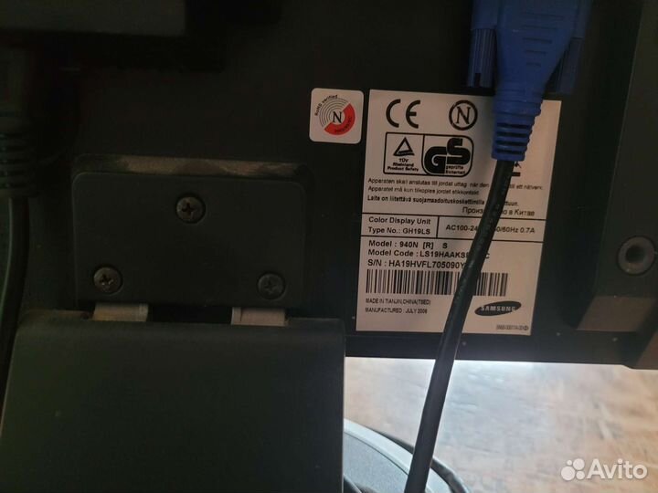 Монитор Samsung syncmaster 940n