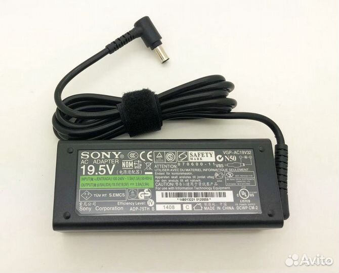 Блок питания Sony 19.5V 3.9A - Vaio PCG-3G6P и др