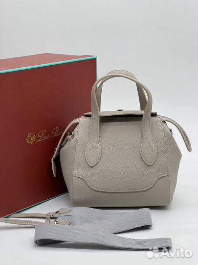 Новая женская сумка Loro Piana серая