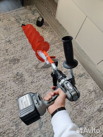 Ледобур / шуруповерт для ледобура полный комплект