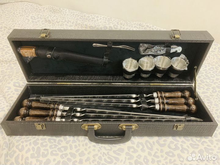 Набор для шашлыка, 12 предм. на 6 перс