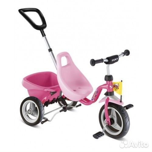 Велосипед детский трёхколёсный для девочки puky